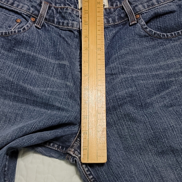 Levi's Mid Rise Boot Cut Jeans Sz 14 - Picture 7 of 8